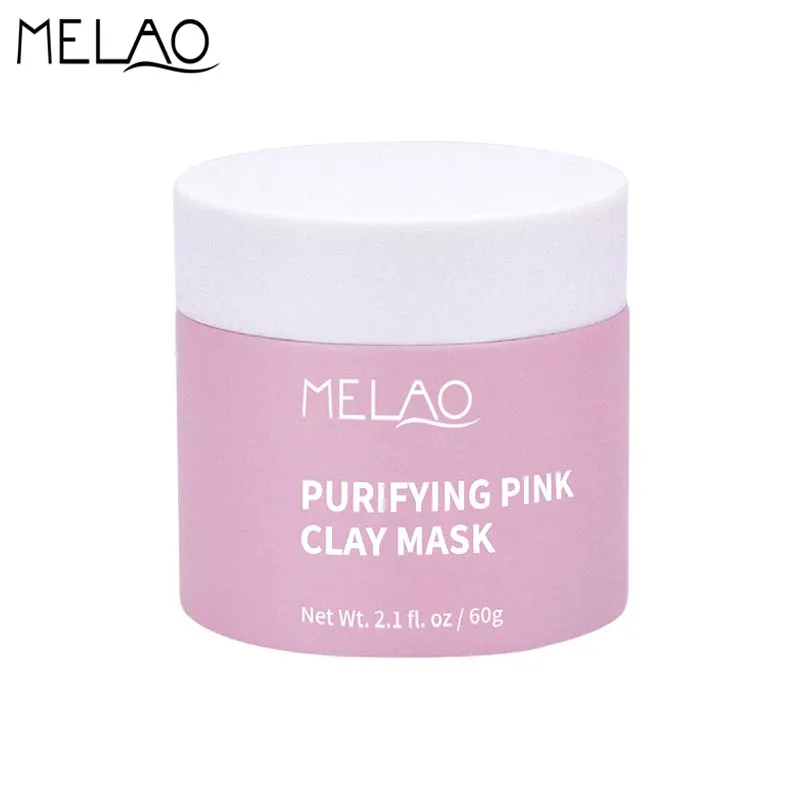 MELAO женская розовая глиняная маска для мытья лица грязевая питательный