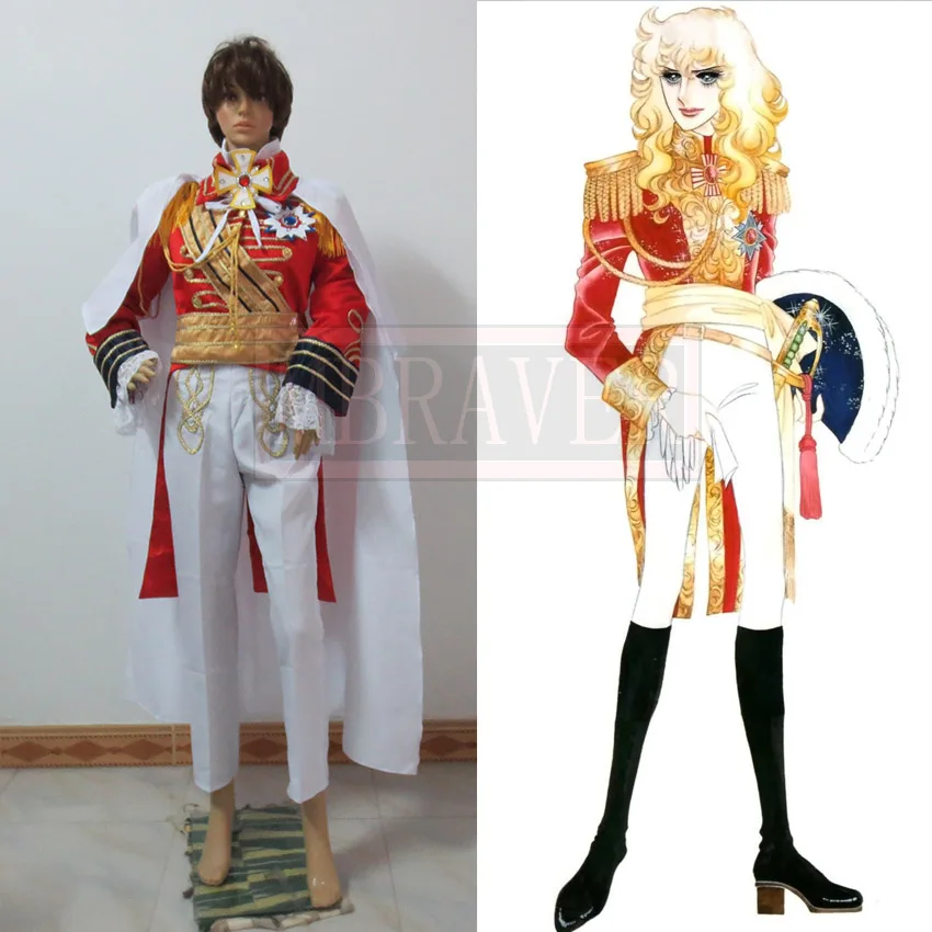 Костюм для косплея Версаль (леди Оскар) красная Униформа команды гардира Оскара