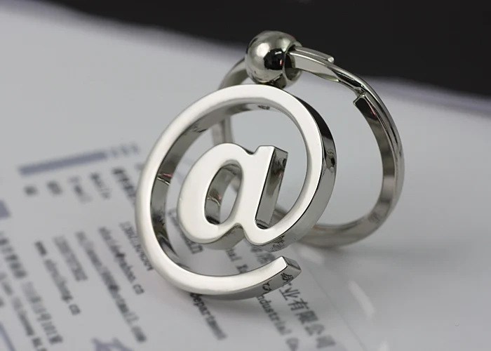 Модный символ адреса электронной почты @ брелок держатель 86026|fashion keychain|keychain fashionkey