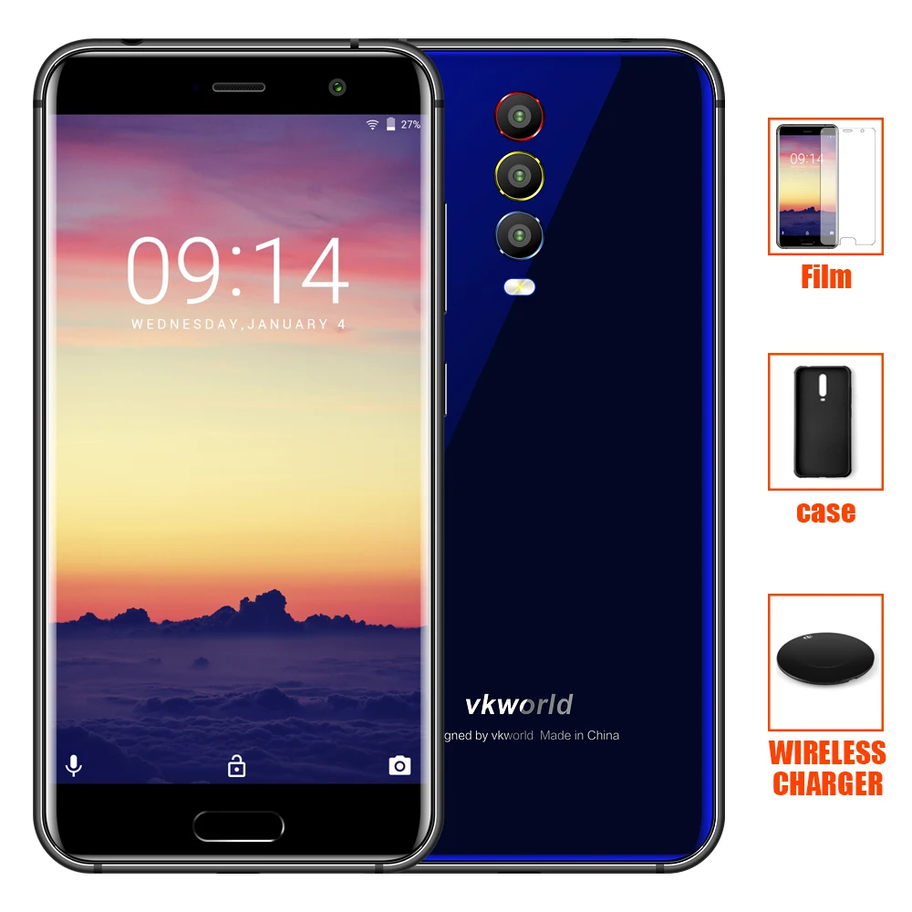 Vkworld K1 5 2 &quotFHD встроенный мобильный телефон Android 8 1 MTK6750T Восьмиядерный 4 Гб + 64 21 МП