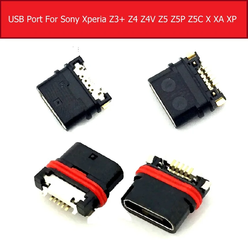 Водонепроницаемый usb-порт для зарядки Sony Xperia X Performance XA Micro USB зарядное устройство Z3