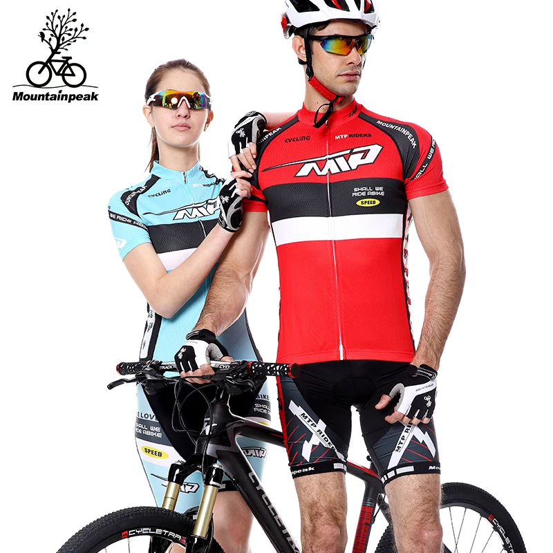 MTP Лето Велоспорт носить с короткими рукавами костюм для Для мужчин и женщин