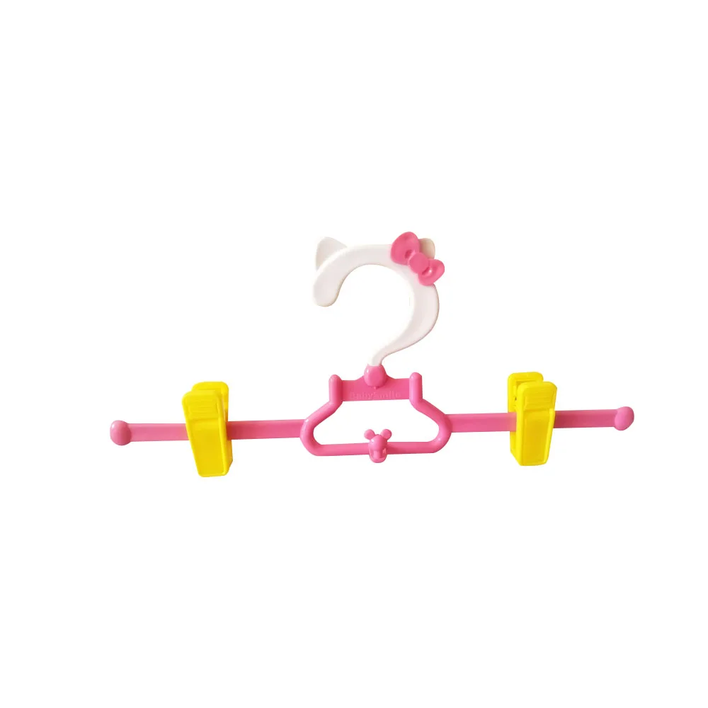 Пластиковая вешалка для детских брюк с мультяшным рисунком детской одежды