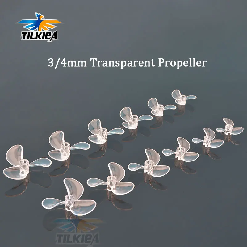 3/4 мм прозрачный Rc лодка 3 лопасти винта нейлоновый лодочный пропеллер