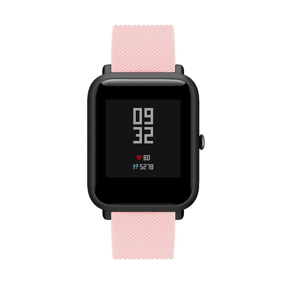 Мягкий силиконовый аксессуар часы Wirstband для Huami Amazfit Bip Молодежные часы сменный Браслет умные часы с ремнем