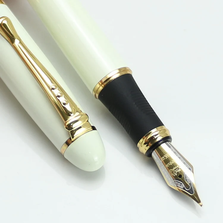 Jinhao X450 авторучка 18KGP перо с широким основанием красный бордовый рисунок тумана 22