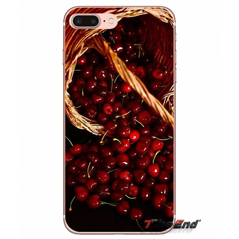 Чехол для Телефона iPhone X 4 4S 5 5S 5C SE 6 6S 7 8 Plus Samsung Galaxy J1 J3 J5 J7 A3 A5 2016 2017 Cherries Pitters Fruits Cherry |