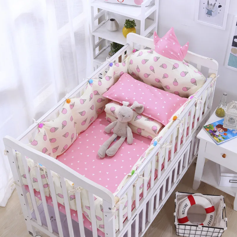 4 шт. хлопковая кроватка детское постельное белье в скандинавском стиле детский