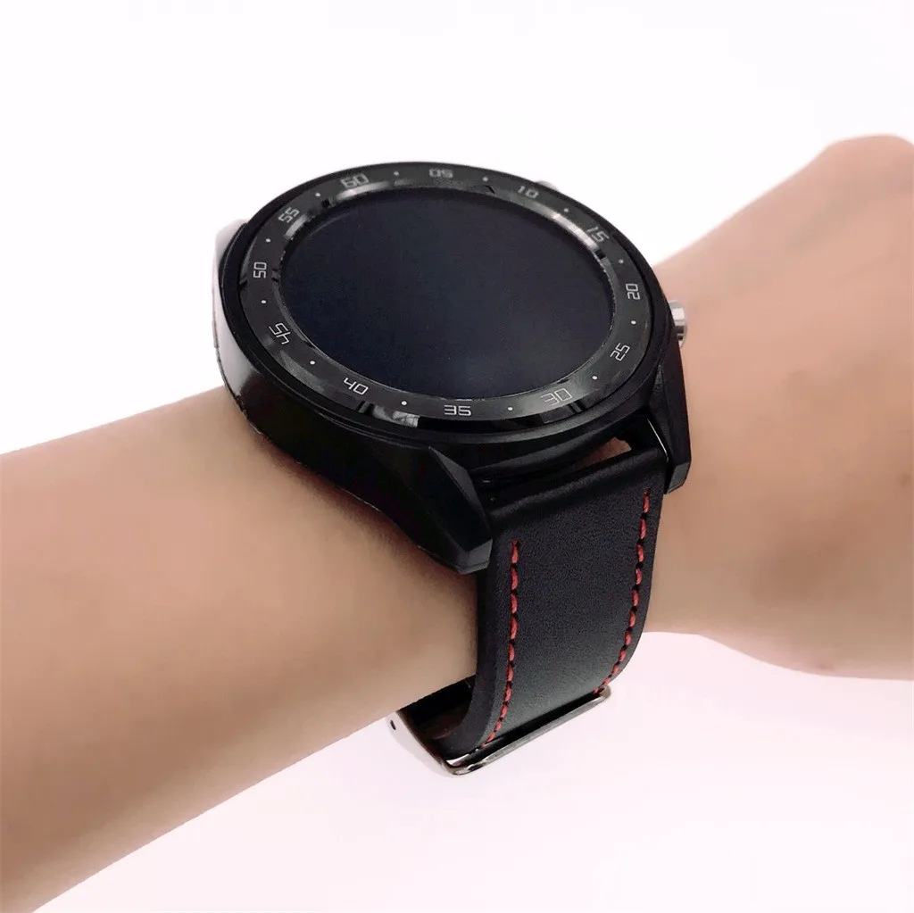 Кожаный ремешок для часов, сменный ремешок для huawei Watch GT Active, 46 мм, Honor Magic, умные аксессуары, ремешки для часов, браслет, ремешок