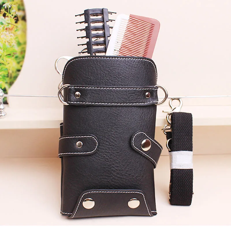Парикмахерские инструменты сумка из ПУ кожи Парикмахерская кобура ножницы