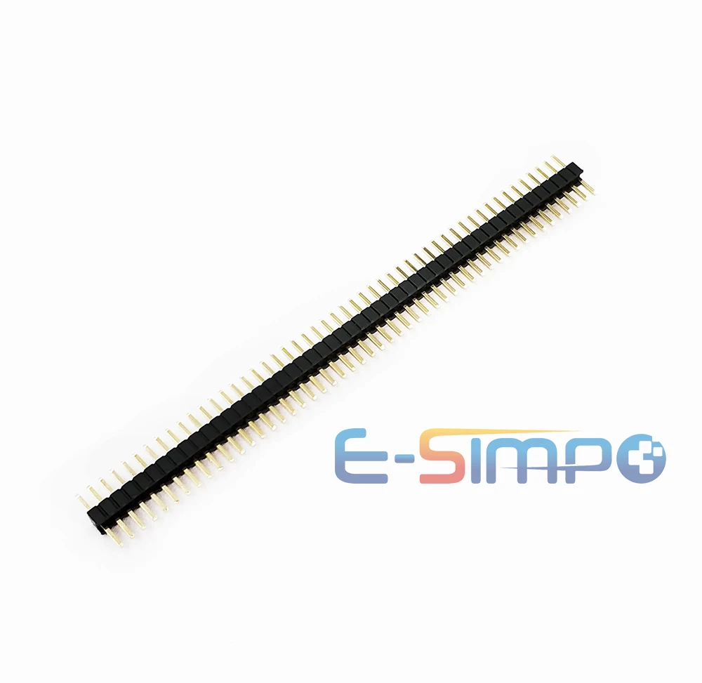 10 шт. 1x50P 1 27 мм штырьковый разъем 0 05 дюйма PCB промежуточный штырь прямой