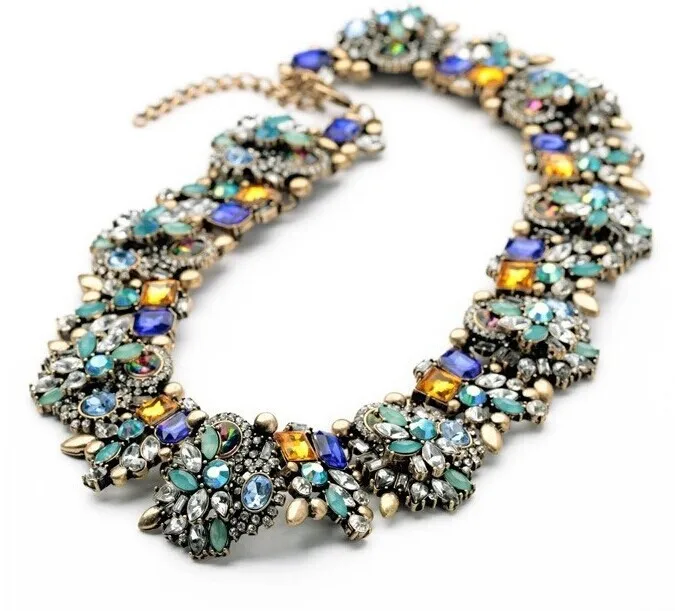 Женское ожерелье ожерелье-чокер с кристаллами | Украшения и аксессуары