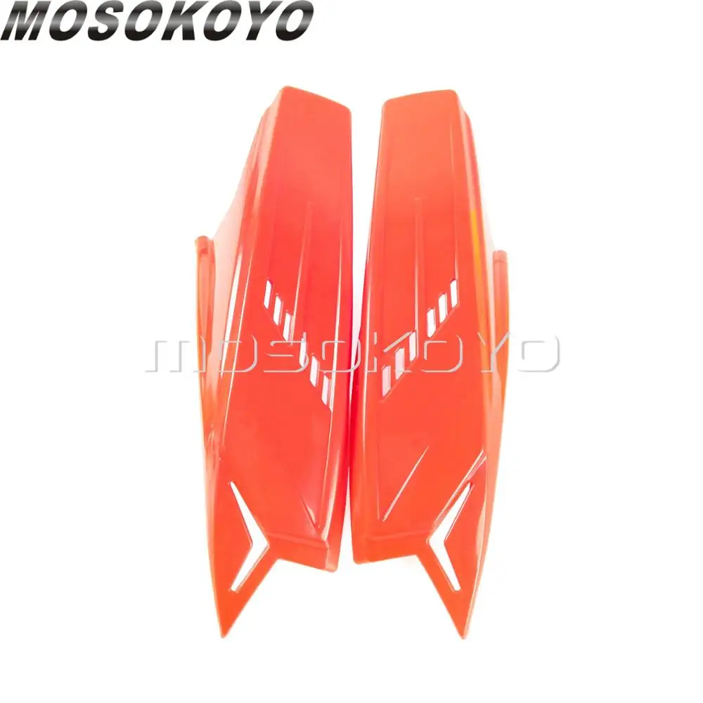 orange 2 шт грязи гоночный велосипед Открытый мотоциклетный шлем Рог Mohawk рога красный черный оранжевый Capacete рог для YOHE ICOM HJC TANKED - Цвет: orange