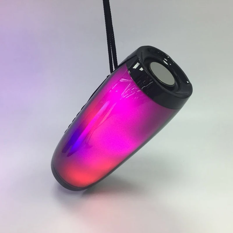 Беспроводная Bluetooth Колонка со светодиодсветодиодный подсветкой портативная