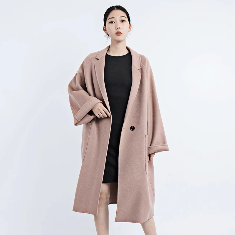 

winter wool coat women plus size woolen and cashmere casaco sobretudo feminino ladies long jackets coats 2021 new arrival