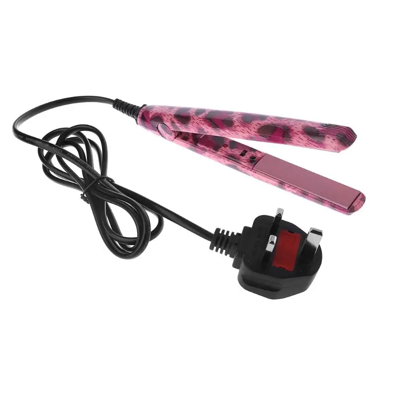 hot pink uk Профессиональный Керамический выпрямитель для волос, паровой стайлер, утюжок, инструменты для укладки - Цвет: hot pink uk