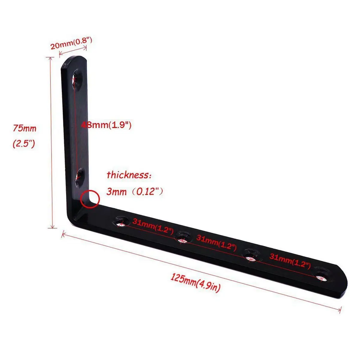 4 шт. l образный кронштейн из нержавеющей стали опорный стол складной для полки