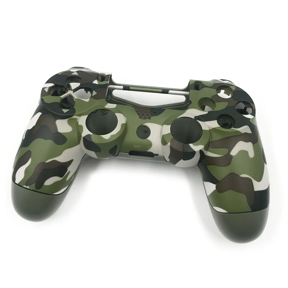 FrontBackGreen 6 комплектов для PS4 Pro 4,0 камуфляжная Защитная крышка замена кожи для playstation 4 JDS 040 корпус для игрового контроллера чехол - Цвет: FrontBackGreen