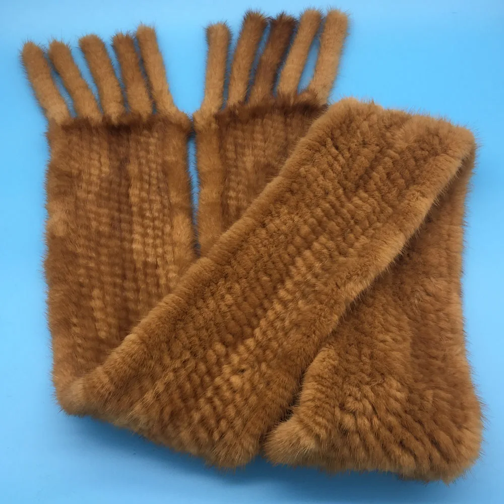 Шарф из 100% натурального меха норки с кисточкой ручная вязка теплая пончо шарфы |