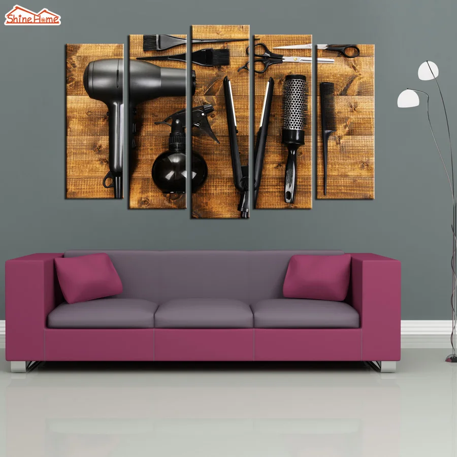 Фотография искусства на холсте украшение для парикмахерской|art print|mass effectcanvas art