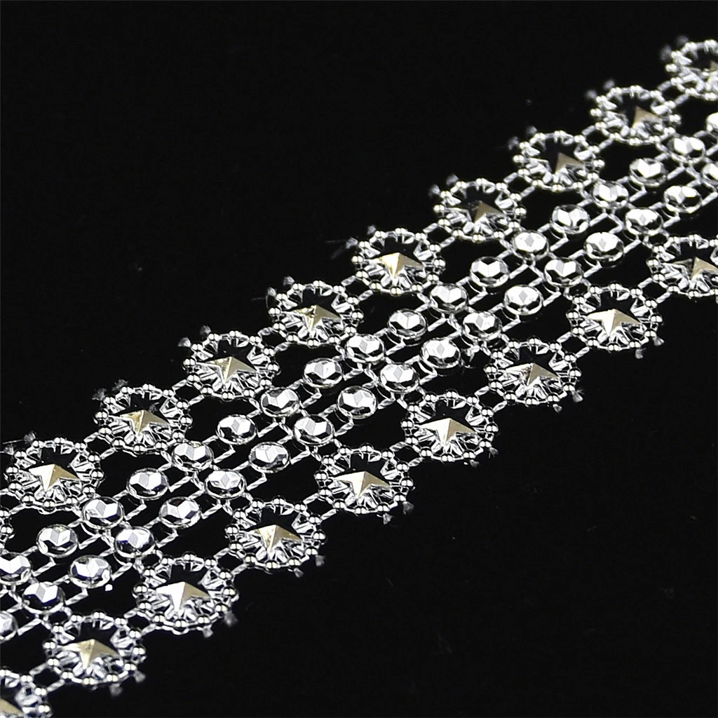 5 ярдов стразы лента сверкающая сетка для украшения своими руками декоративно