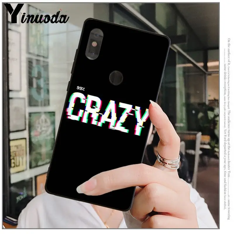 A3 Yinuoda цвет текст на черном фоне черный чехол для телефона для красного mi 5 plus Note 5 Note 4 4X Xiaomi mi 6 8 8SE Чехол для мобильного телефона - Цвет: A3