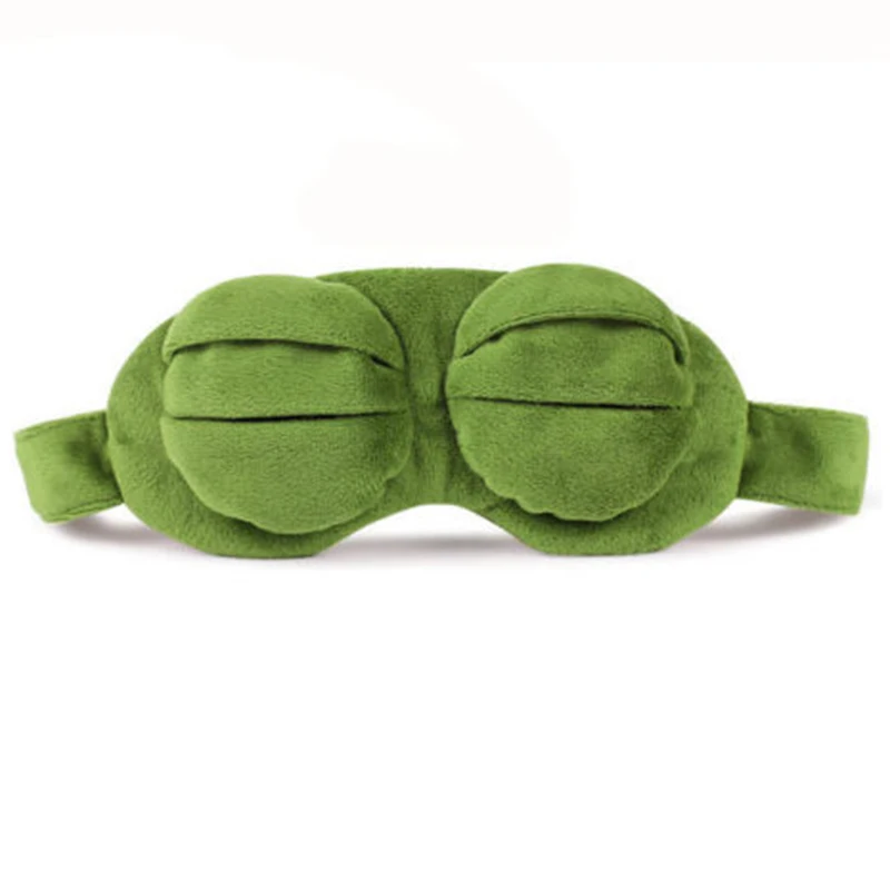 Sad 3D лягушка глазная повязка Регулируемая маска для сна мультяшная сетка глаза