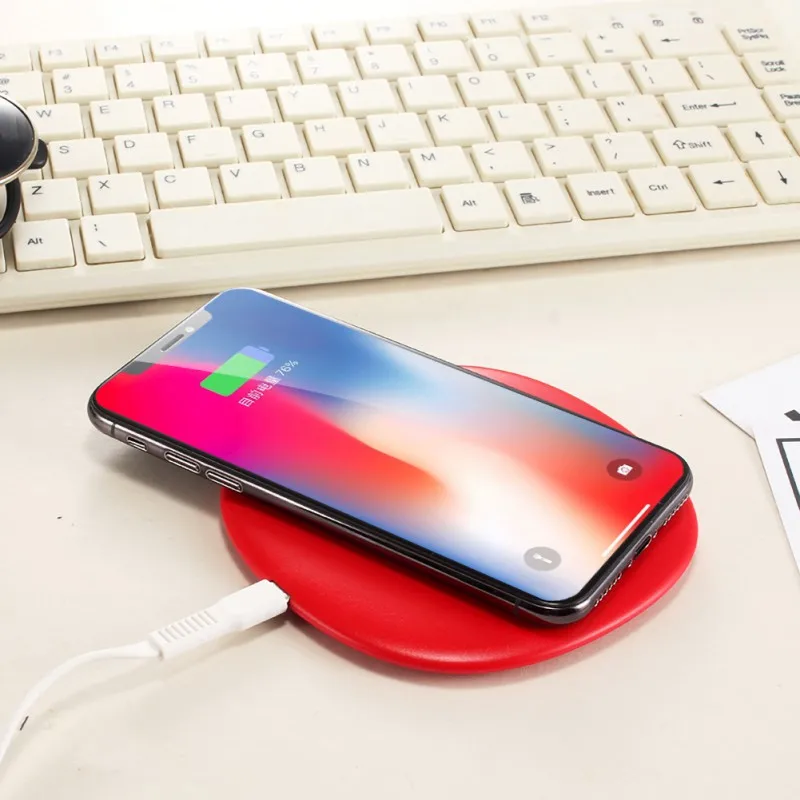 D9 Ultra-thin Wireless Charger QI Standard High Quality Charging for Samsung iPhone Xiaomi | Мобильные телефоны и