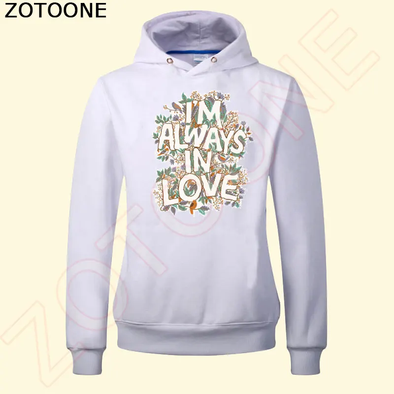 ZOTOONE IM всегда в Любовь железа по письму заплатки Аксессуары Сделай Сам гладильная