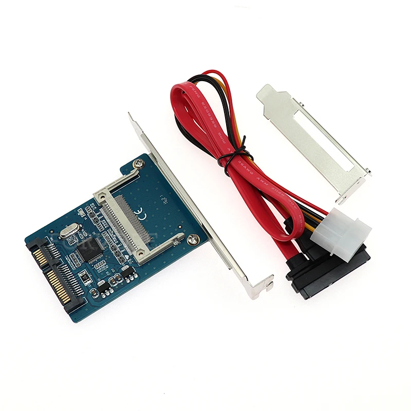 1 8 &quotCF to SATA 22PIN конвертер компактная флеш карта Merory до 2 5 Serial ATA 7 + 15Pin адаптер для