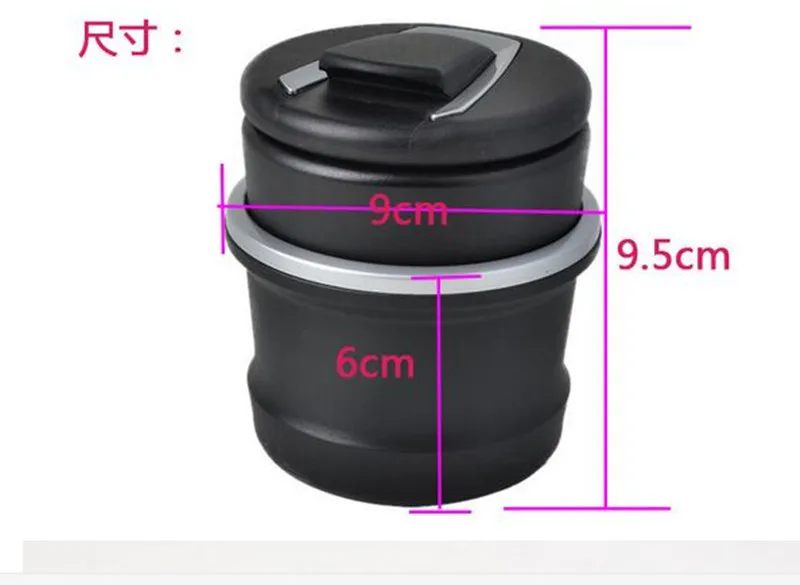 Популярные автомобильные аксессуары портативная автомобильная пепельница для