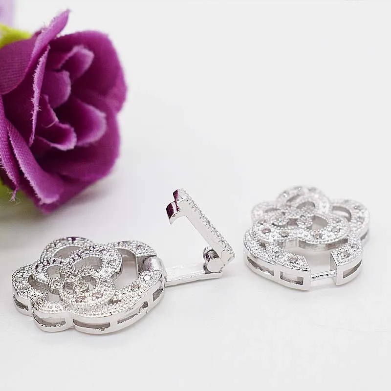 High-grade microscope zircon Diy hand-string materials rose clasp fashion long sweater chain link | Украшения и аксессуары