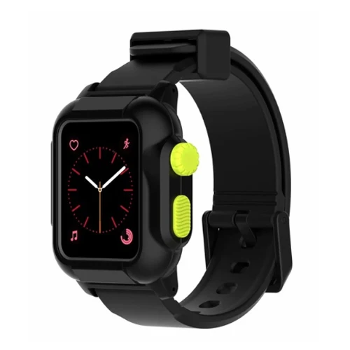 3 Военный водонепроницаемый чехол ремешок для Apple Watch band 42 мм Iwatch Series 3 2 спортивные часы с браслетом и защитным чехлом - Цвет ремешка: 3