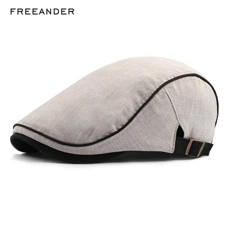 Берет Freeander кепки для мужчин брендовые Роскошные шляпы осень 2018 новые винтажные