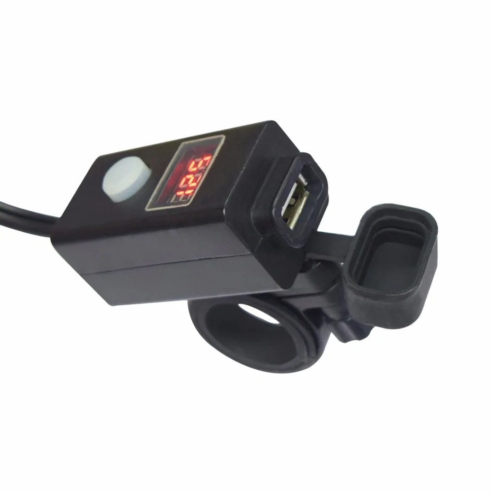 Водонепроницаемый usb порт с двумя разъемами для мотоциклов и велосипедов