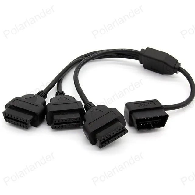 Лидер продаж кабель OBDII 50 см интерфейс OBD автомобильный адаптер разъем 16