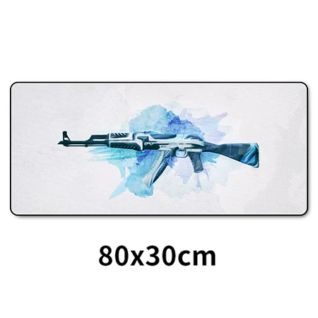 Игровой коврик для мыши, большой игровой коврик для мыши для геймера, компьютерный коврик для мыши, коврик для CS GO AWP Dragon Lore AK47 M4A4 для Rainbow Six 80x30 см - Цвет: 008