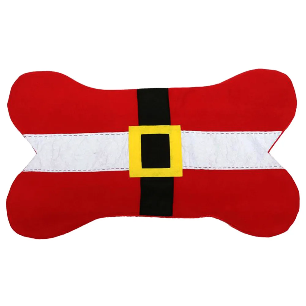 2 шт./лот рождественские кровати и диваны для собак пояс Санты в форме кости