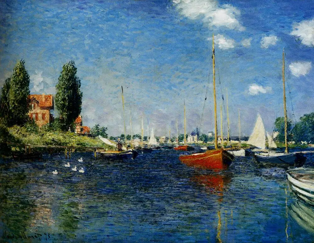 

Высокое качество картина маслом холст репродукции Argenteuil (1875) 273 от Клода монета ручная роспись