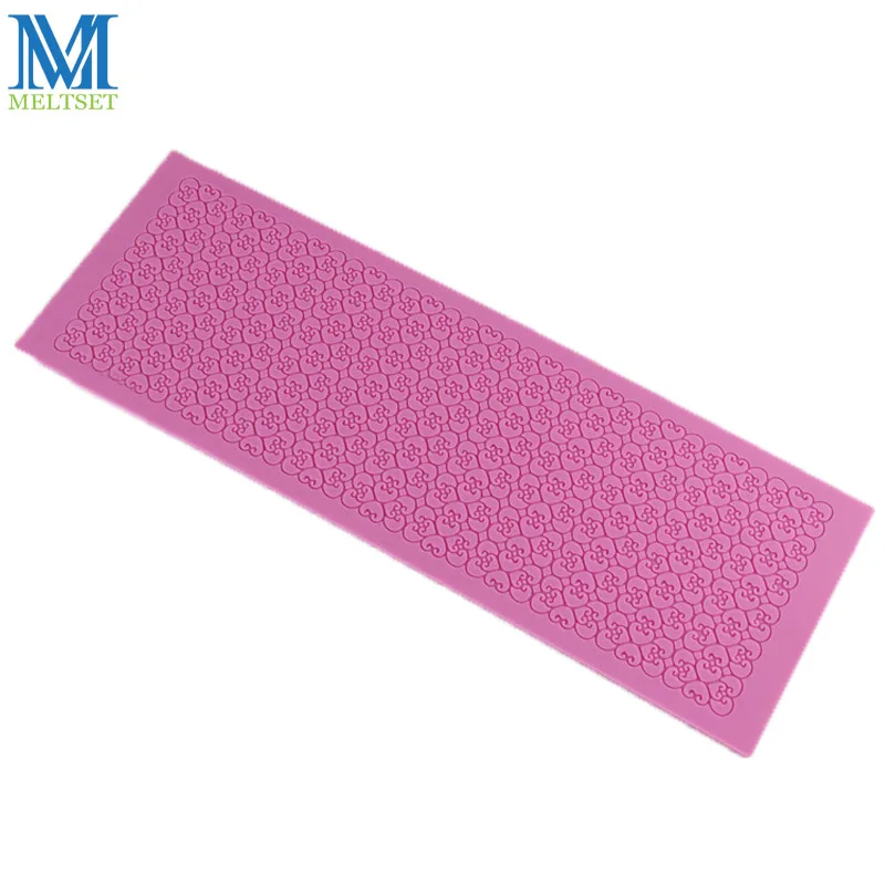 Кружева помадка форма для украшения тортов Еда Класс силиконовый коврик кружева