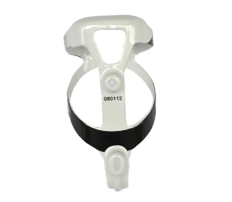 Carbon Water Bottle Cage Green White 
