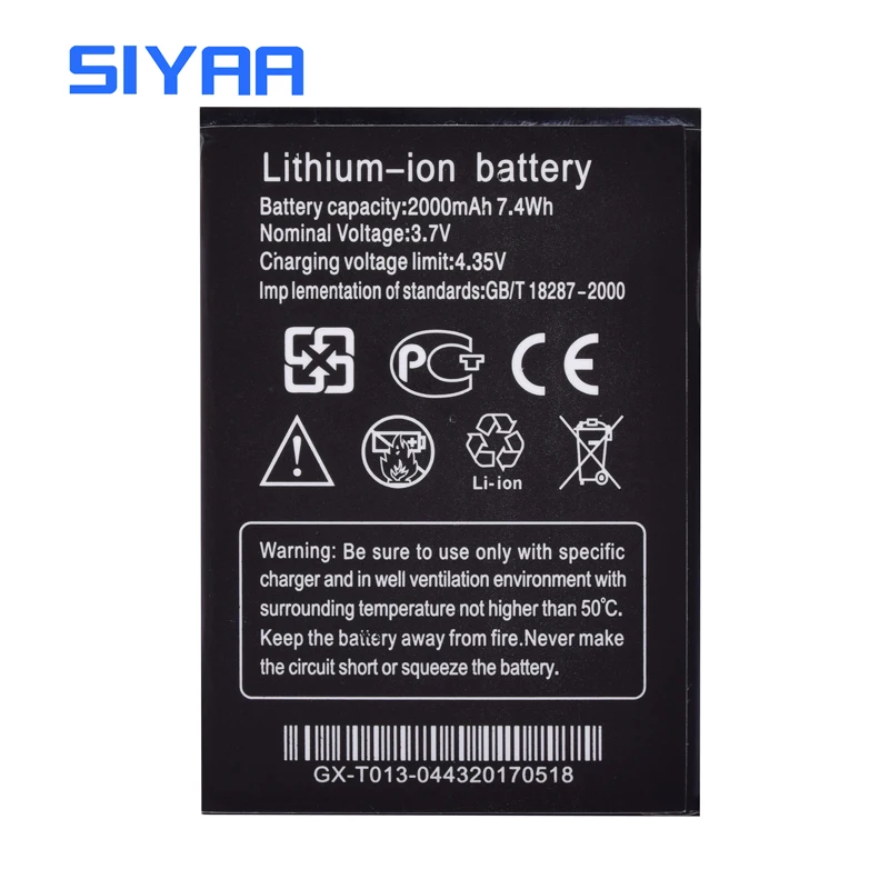 Оригинальный аккумулятор SIYAA W200 BL 06 08 W100 для THL W200S W200C T6S T6 Pro 2015 2015A W100S Li Ion BL08|mobile phone