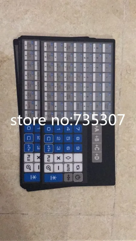 5 шт./лот Оригинальная и новая (английская версия) пленка для клавиатуры digi sm-500 для розничных весов / наложение sm500.