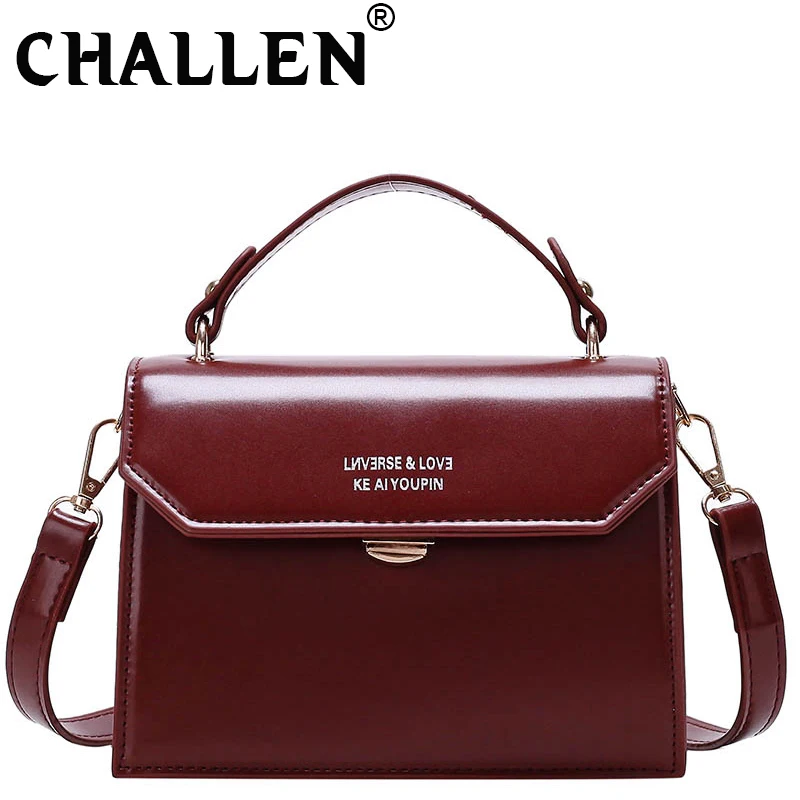 Сумка на плечо женская маленькая из экокожи модный дизайнерский саквояж