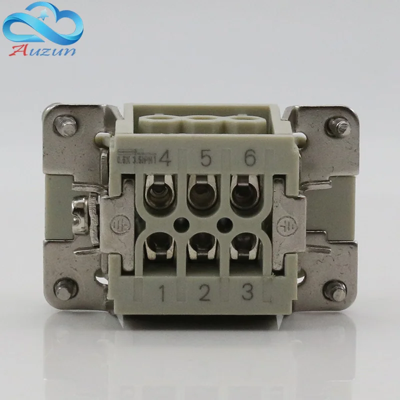 

6 core Heavy duty connector HDC-HE-06 The male connector and the female connector 16A500V Aviation plug core