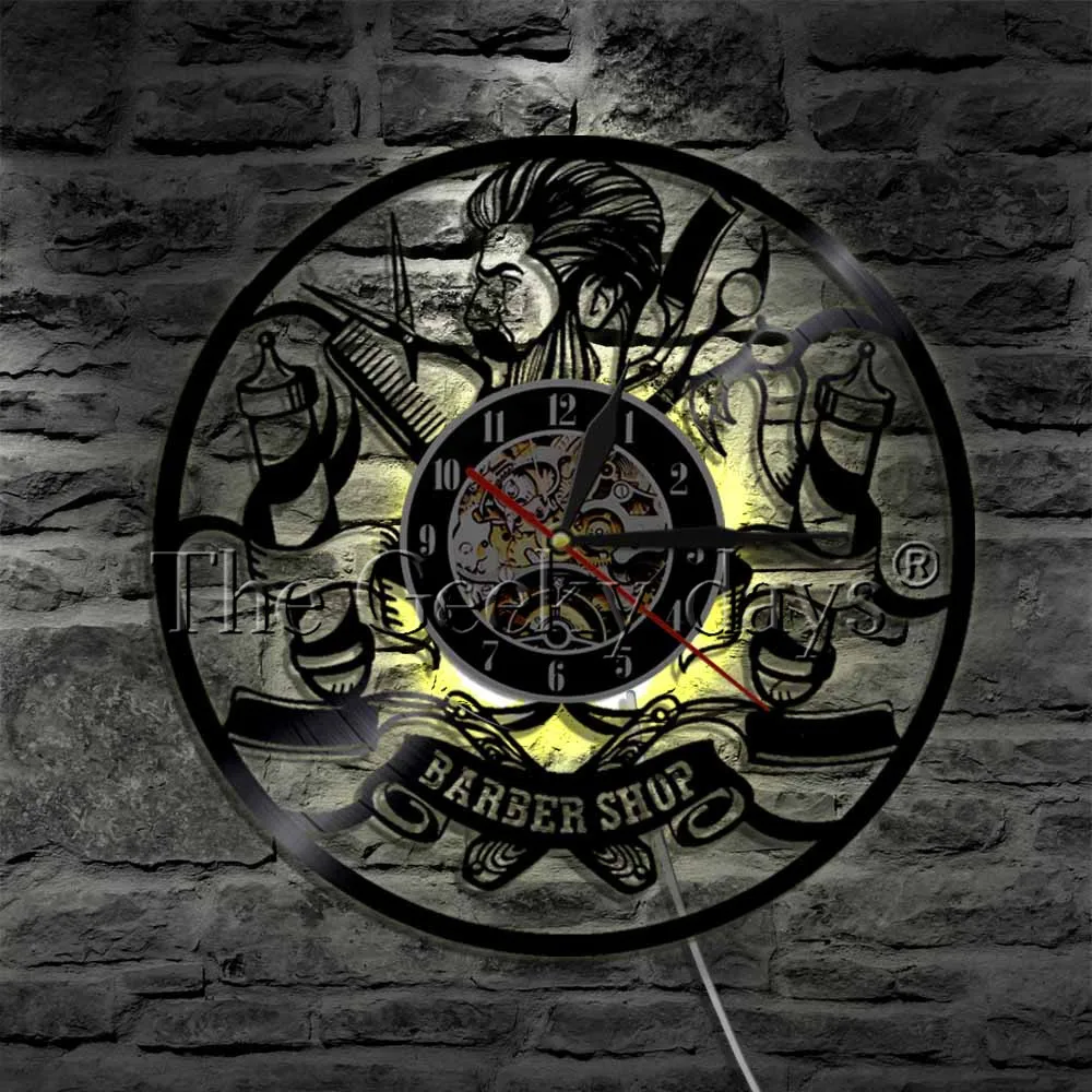 Настенные часы с тихим виниловым дисплеем 12 дюймов|Настенные часы| |