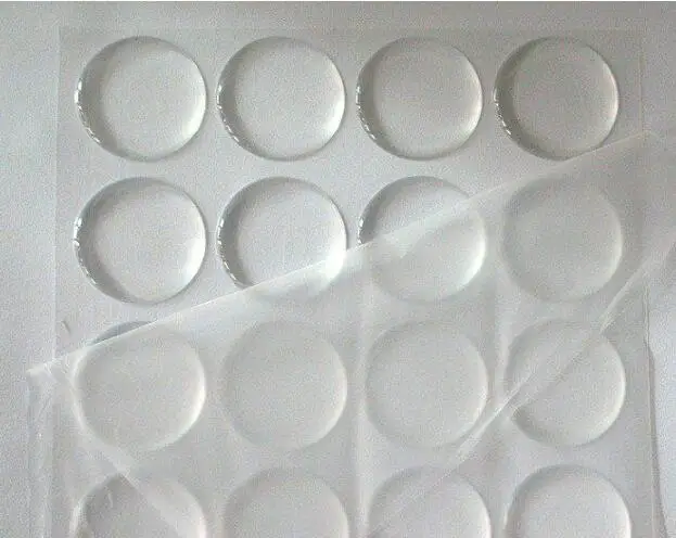 20 шт Круглые 3D кристально чистые эпоксидные клейкие кружки бутылки колпачки