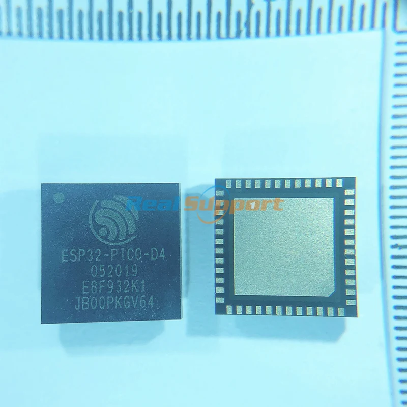 SIP модуль ESP32 PICO D4 с 4 Мб флэш памятью двухъядерный MCU Wi Fi Bluetooth combo LGA 48 pin 7*7