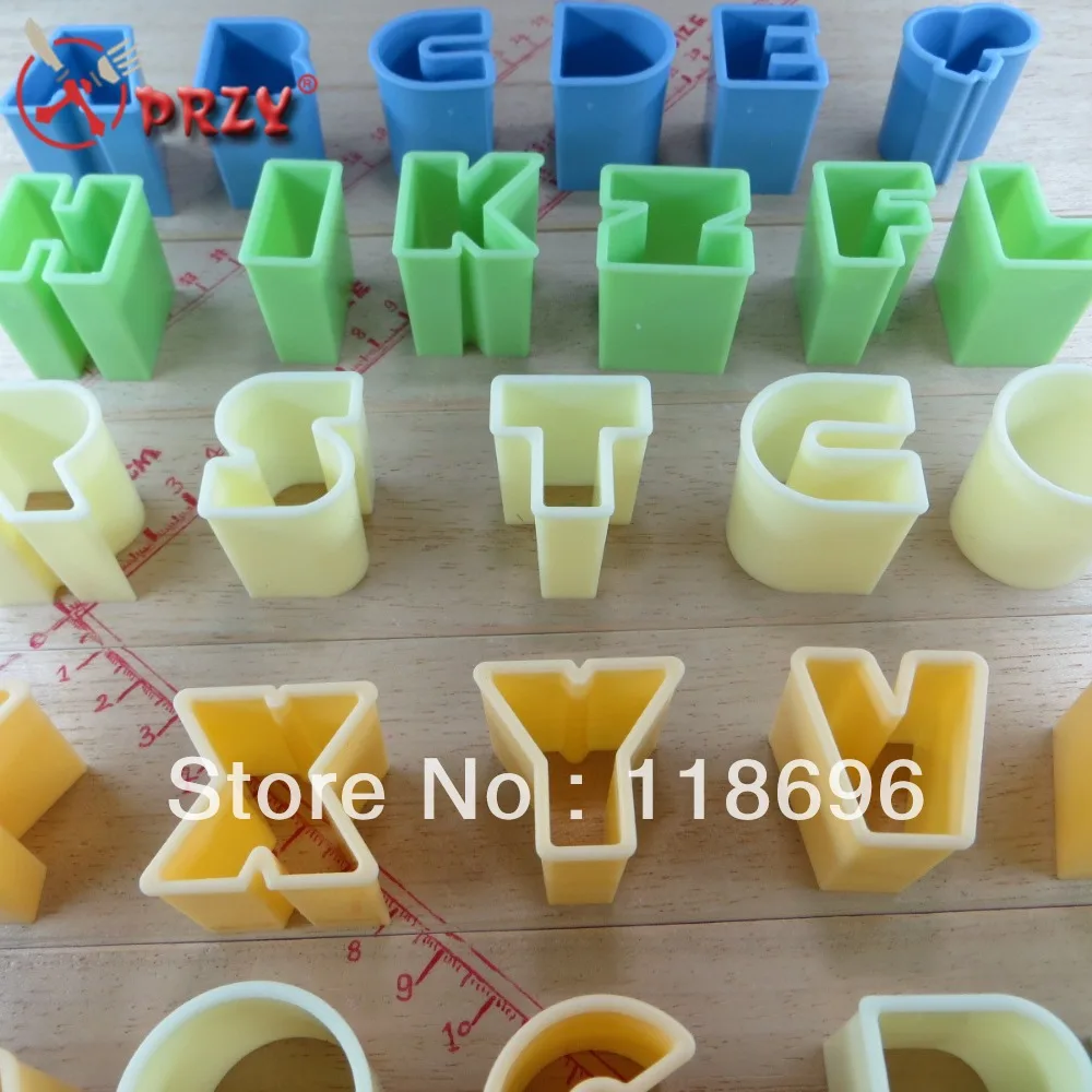 Пресс форма для печенья 26 букв Форма украшения номер: CO130|cookie stamp|cookie cuttercookie press |