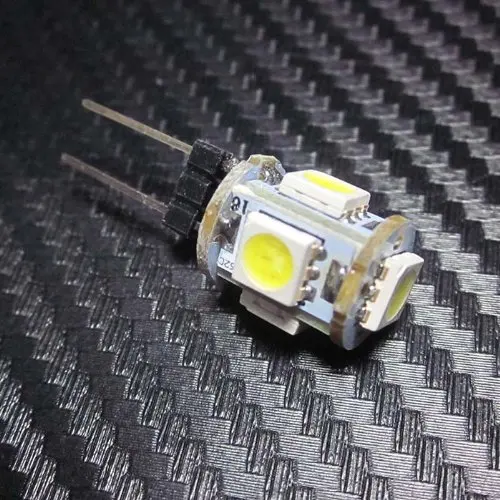 G4 5 LED SMD 5050 Чистый белый автомобиль морской Кемпер шкаф RV Лампа DC 12V | Лампы и